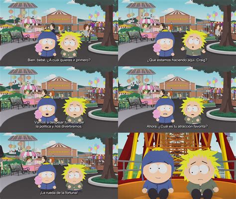 Una de mis parejas favoritas de South Park el "TweekxCraig". Fragmento de la temporada 21 ...