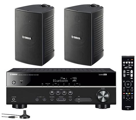 Yamaha 5.1-Channel Wireless Bluetooth 4K A/V Home Theater Receiver + Yamaha Natural Sound High ...