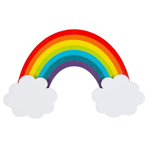 Hello Hobby Wood Rainbow Shape, Pre-Painted, 4 in. x 4 in. - Walmart.com