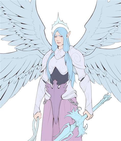 [Art] Archangel Zariel from DnD Descent into Avernus campaign. Fanart by me. : r/fanart