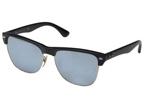 Ray-ban Clubmaster Oversized 57mm in Black (Black Green Mirror Silver) | Lyst