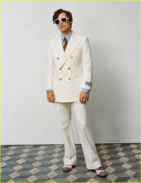 Harry Styles Strikes a Playful Pose in Gucci HA HA HA Campaign Photos ...