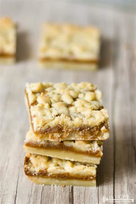 Salted Caramel Butter Bars » A Home To Grow Old In