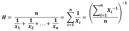 Harmonic Mean Calculator