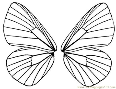 Coloring Pages Butterfly Wings 5 (Insects > Butterfly) - free printable coloring page online