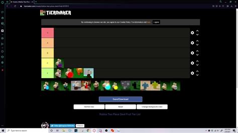 Devil Fruit Tier List Two Piece | Roblox - YouTube