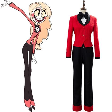 Hazbin Hotel CHARLIE Outfit Halloween Carnival Suit Cosplay Costume ...