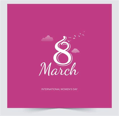 International women's day concept poster. Woman sign illustration ...