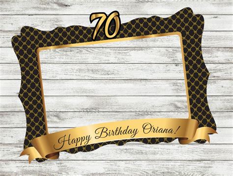 70-80-90 Th Birthday Frame, Adult Birthday Party, Photo Booth Frame - Etsy