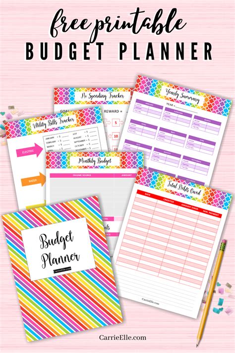 Free Printable Budget Planner 2025 Pdf - Mel Cosetta