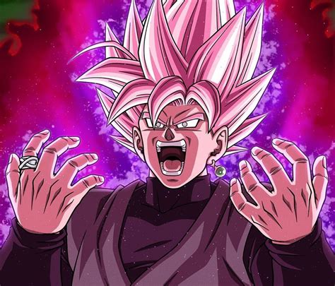 Goku Black Super Saiyan Rosé | Dragon ball wallpapers, Goku black ...