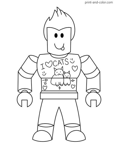 Roblox coloring pages | Print and Color.com