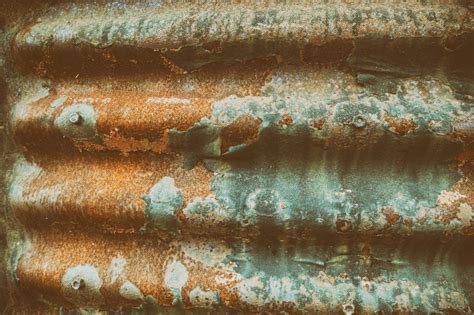 Corrugated Iron Texture Royalty-Free Stock Photo