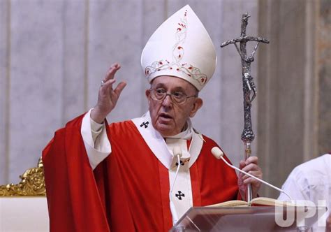 Photo: Pope Francis celebrates Palm Sunday Mass in the Vatican - VAT20200405219 - UPI.com