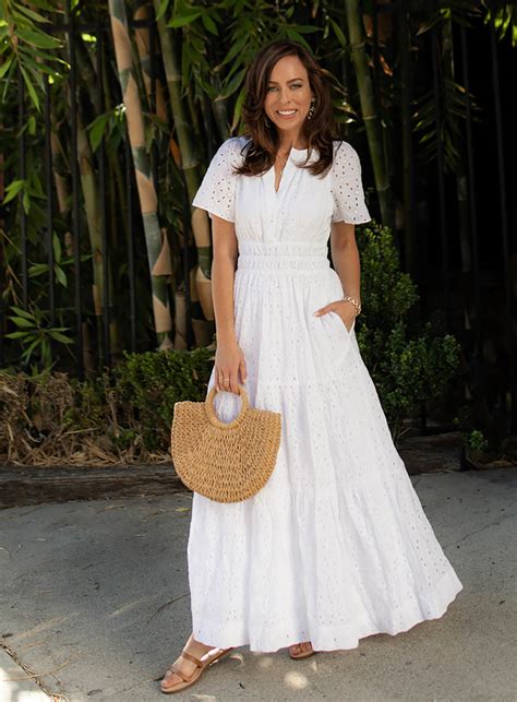 White Eyelet Dresses for Summer - Sydne Style