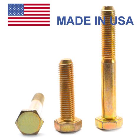 5/16-24 x 8 Fine Thread Grade 8 Hex Cap Screw (Bolt) - USA Alloy Steel ...