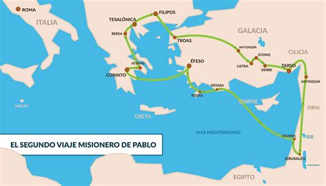 Mapa Del Segundo Viaje De Pablo | My XXX Hot Girl