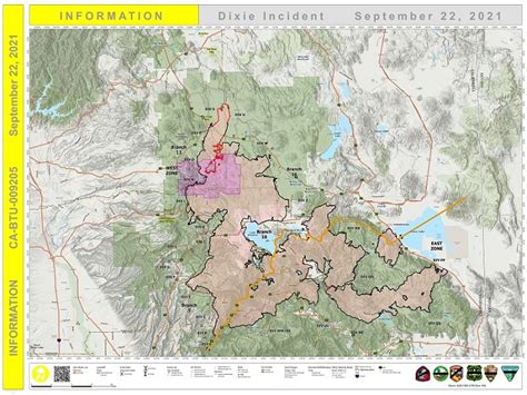 Dixie Fire Satellite Map
