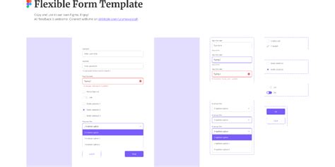 Flexible Form Template (Community) | Figma