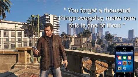 GTA 5 - This Is Where Michael's Quote Comes From... - YouTube