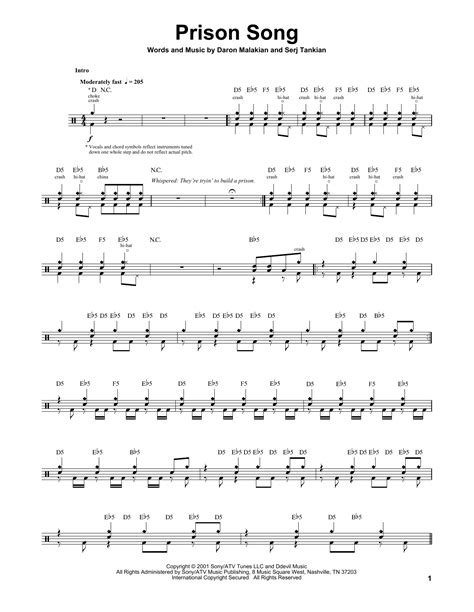 Prison Song | Sheet Music Direct