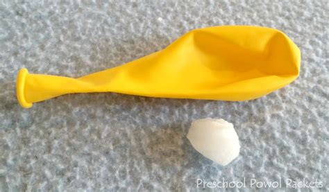 Blow Up A Balloon With Dry Ice Science Experiment | Preschool Powol Packets