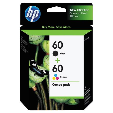 HP 60 Combo Pack Ink Cartridge - Shop Printer Ink at H-E-B