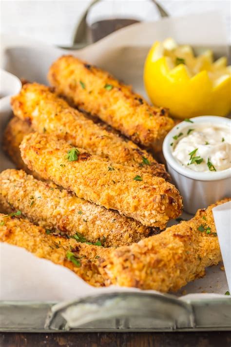 Crispy Oven Baked Fish Sticks Recipe - Foodflag