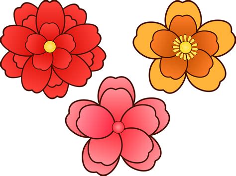 Red Flower Clip Art