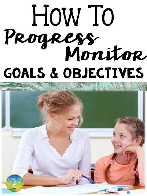 How to Progress Monitor Goals and Objectives | Progress monitoring ...