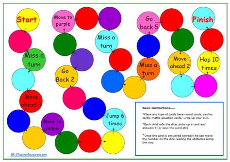 5 Best Images of Printable Game Boards For Teachers - Blank Game Board Template, Printable Board ...