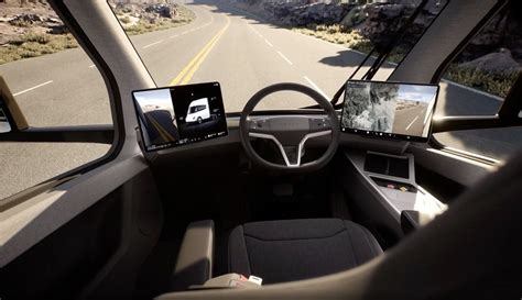 Tesla Semi production interior teased with cool details