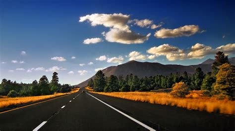 Free Images : landscape, horizon, cloud, sky, morning, highway, driving, dawn, mountain range ...