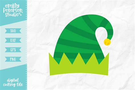 Elf Hat SVG DXF | Custom-Designed Illustrations ~ Creative Market