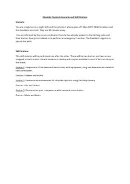 Sample Scenario - Neonatal Resuscitation