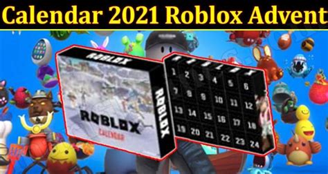 Roblox Calendar 2021