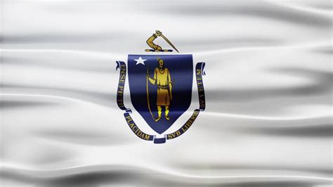 Massachusetts Flag Loop 1803698 Stock Video at Vecteezy