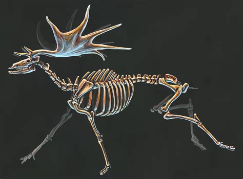 Megaloceros Giganteus Skeletal Study (No Labels) by TheDragonofDoom on DeviantArt