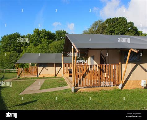 Glamping Safari tents at Nodes Point holiday park on the Isle of Wight ...