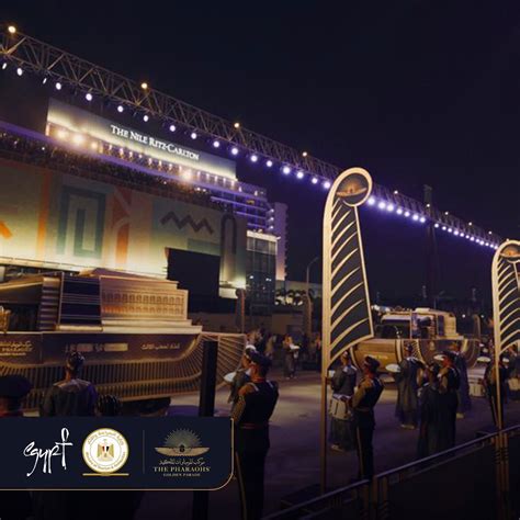 The Pharaohs' Golden Parade took place in Cairo