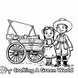 Pioneers Coloring Pages  Free & Printable sketch template
