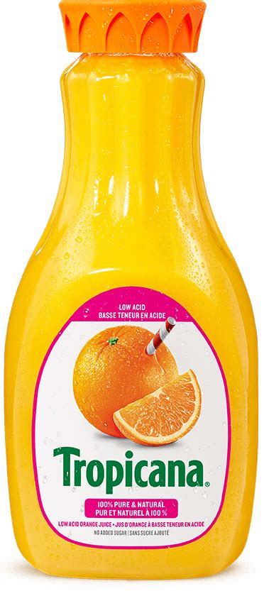 Tropicana® 100 % Pure Orange Juice Low Acid | Tropicana.ca