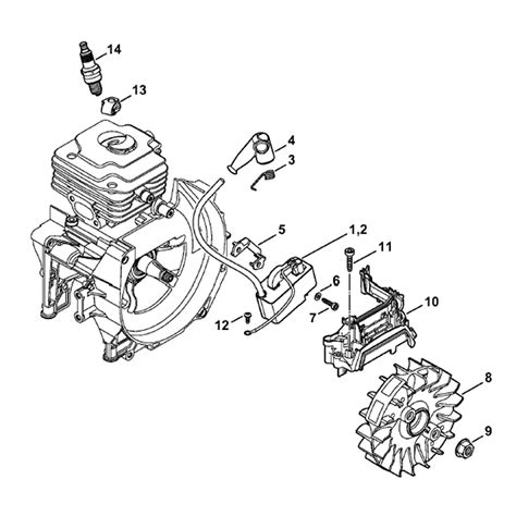 Stihl FS 240 Brushcutter (FS240CE) Parts Diagram, Ignition System