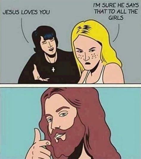 Jesus loves you - Meme Guy