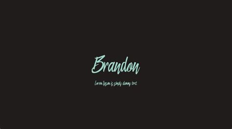 Brandon Font : Download Free for Desktop & Webfont