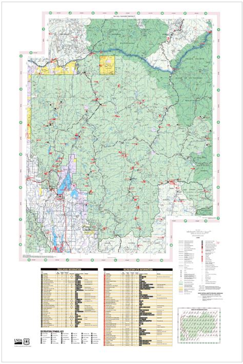 Payette National Forest McCall Ranger District Forest Visitor Map 2013 by US Forest Service R4 ...