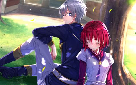 Stunning HD Wallpaper: Zen and Shirayuki from Akagami no Shirayuki-hime by Swordsouls