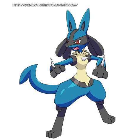 My Favorite Fighting Type 2014- Lucario by GeneralGibby on DeviantArt