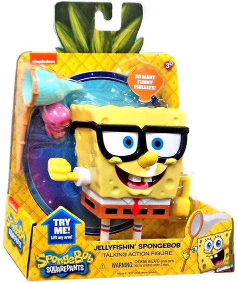 Spongebob Squarepants Jellyfishin Spongebob Talking Action Figure Just Play - ToyWiz