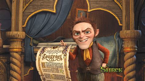 Download Smug Rumpelstiltskin Shrek Forever After Wallpaper | Wallpapers.com